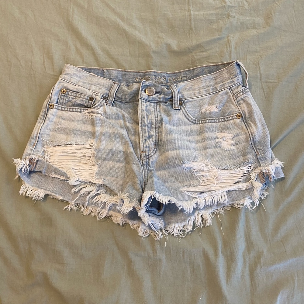 american eagle jean shorts
